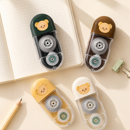 شريط تصحيح بتصميم الدب – هيكل شفاف Bear Correction Tape with Transparent Case