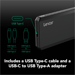 Lexar® SL600 USB 3.2 Type-C Portable External SSD 1TB & 2TB Lexar® SL600 USB 3.2 Type-C Portable External SSD 1TB & 2TB
