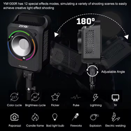 اضاءة مستمرة ZSYB YM1000R LED RGB اضاءة مستمرة ZSYB YM1000R LED RGB