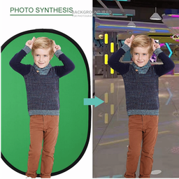 Collapsible Backdrop 1.5x2m / 2-in-1 (Blue&Green) Collapsible Backdrop 1.5x2m / 2-in-1 (Blue&Green)