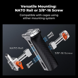 KF31.235 Durable Side Handle with NATO and 3/8 Mounting KF31.235 Durable Side Handle with NATO and 3/8 Mounting