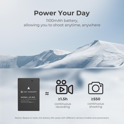LP-E12 Battery and Charger Set with Dual Slot Charger for Canon LP-E12 Battery and Charger Set with Dual Slot Charger for Canon