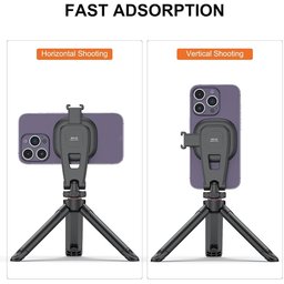 حامل هاتف مغناطيسي VRIG MG-03 للحوامل ثلاثية القوائم، مزود بقاعدة تثبيت MagSafe ومنفذ Cold Shoe VRIG MG-03 Magnetic Phone Tripod Mount,Tripod Mount for Magsafe Cold Shoe