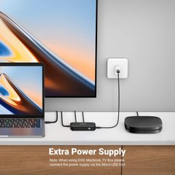 مبدل HDMI من UGREEN (3 مداخل ومخرج واحد) بدقة 4K وتردد 30 هرتز UGREEN HDMI Switcher 3 In 1 Out 4K@30HZ
