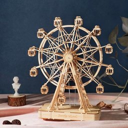 دولاب الملاهي الخشبي الموسيقي Wooden Musical Ferris Wheel