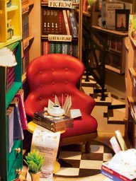 مكتبة شكسبير المصغّرة – زاوية كتب Shakespeare Bookstore Book Nook