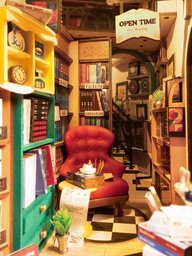 مكتبة شكسبير المصغّرة – زاوية كتب Shakespeare Bookstore Book Nook
