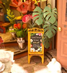 زاوية الأزهار المصغّرة Floral Corner Book Nook