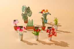 زاوية الأزهار المصغّرة Floral Corner Book Nook