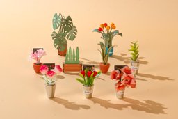 زاوية الأزهار المصغّرة Floral Corner Book Nook