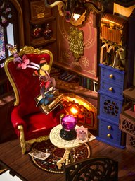 زاوية الخيال السحري المصغّرة Magic Fantasy Book Nook