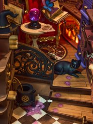 زاوية الخيال السحري المصغّرة Magic Fantasy Book Nook