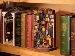 زاوية الدراسة الهادئة المصغّرة Silent Study Book Nook
