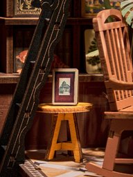 زاوية الدراسة الهادئة المصغّرة Silent Study Book Nook