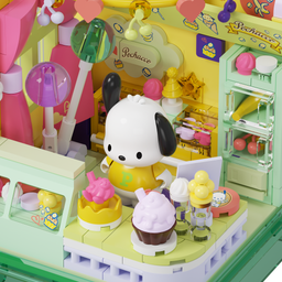 مكعبات بوشاكو – متجر الآيس كريم Pochacco Ice Cream Shop Building Blocks