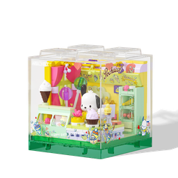 مكعبات بوشاكو – متجر الآيس كريم Pochacco Ice Cream Shop Building Blocks