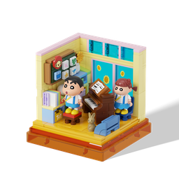 صف شين تشان المدرسي – مكعبات تركيب Shin-chan Classroom – Building Blocks