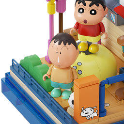 حديقة شين تشان – مكعبات تركيب مع صندوق عرض Shin Chan Garden - Building Blocks with Display Box