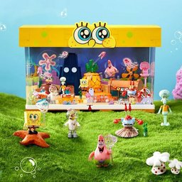 حوض سبونج بوب – مدينة قاع الهامور داخل صندوق عرض SpongeBob Aquarium - Bikini Bottom in a Display Box