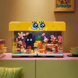 حوض سبونج بوب – مدينة قاع الهامور داخل صندوق عرض SpongeBob Aquarium - Bikini Bottom in a Display Box