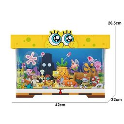حوض سبونج بوب – مدينة قاع الهامور داخل صندوق عرض SpongeBob Aquarium - Bikini Bottom in a Display Box