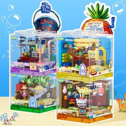 مطعم سلطع برغر السري – سبونج بوب مكعبات Secret Krusty Krab – SpongeBob Building Blocks