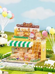 بازل ثلاثي الأبعاد لمتجر الدب اللطيف Butterbear Shop 3D Puzzle