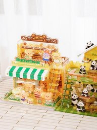 بازل ثلاثي الأبعاد لمتجر الدب اللطيف Butterbear Shop 3D Puzzle