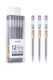 قلم جل أسود برأس دقيق 0.5 ملم Black 0.5 mm Fine-Tip Gel Pen