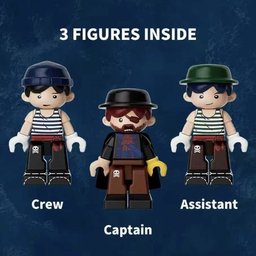 سفينة القراصنة المغامِرة – مكعبات تركيب Adventurer Pirate Ship Building Block Set