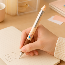 قلم حبر كبس بتصميم الدب اللطيف Cute Bear Click Pen