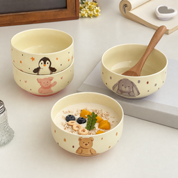 وعاء سيراميك شخصيات لطيفة – 400 مل Cute Character Ceramic Bowl – 400 ml