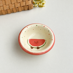 وعاء سيراميك صغير بتصاميم لطيفة – 11.4 سم Small Ceramic Bowl with Cute Designs – 11.4 cm