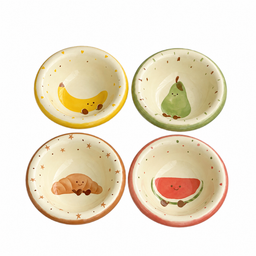وعاء سيراميك صغير بتصاميم لطيفة – 11.4 سم Small Ceramic Bowl with Cute Designs – 11.4 cm