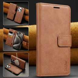 كفر دفتري ماك سيف قابل للفصل مع محفظة لجهاز ايفون 15 برو Dekker Case iPhone 15 Pro