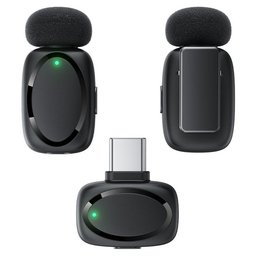مايكروفون لاسلكي acefast R2 لاقط مزدوج مع علبة شحن - التقاط صوت 360 درجة acefast R2 Wireless Microphone