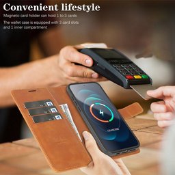 كفر دفتري ماك سيف قابل للفصل مع محفظة لجهاز ايفون 17 اير Dekker Case iPhone 17 Air