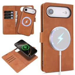 كفر دفتري ماك سيف قابل للفصل مع محفظة لجهاز ايفون 17 اير Dekker Case iPhone 17 Air