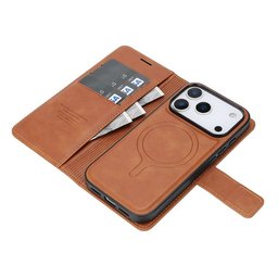 كفر دفتري ماك سيف قابل للفصل مع محفظة لجهاز ايفون 17 برو Dekker Case iPhone 17 Pro