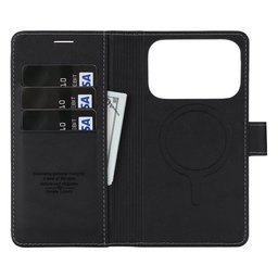 كفر دفتري ماك سيف قابل للفصل مع محفظة لجهاز ايفون 17 برو ماكس Dekker Case iPhone 17 Pro Max