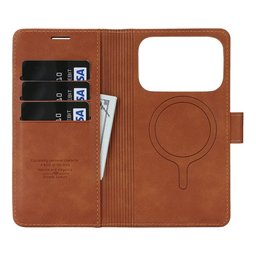 كفر دفتري ماك سيف قابل للفصل مع محفظة لجهاز ايفون 17 برو ماكس Dekker Case iPhone 17 Pro Max