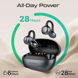 سماعة Promate AudioFit لاسلكية مفتوحة الأذن مع IntelliTouch Promate AudioFit IntelliTouch Earbuds