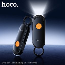 جهاز تعقب HOCO E99 لمنع الفقدان للحقائب مع إنذار 120dB وإضاءة طوارئ يدعم Apple Find My HOCO E99 120DB Apple Find My Tracker