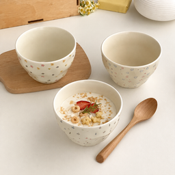 وعاء سيراميك كبير بتصاميم لطيفة – 580 مل Large Ceramic Bowl with Cute Designs – 580 ml