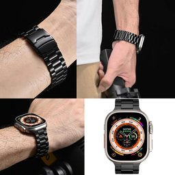 سير فقط (بدون ساعة) - COTECi Titanium Armor Band 2 لساعة ابل COTECi Titanium Armor Band 2