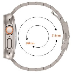 سير فقط (بدون ساعة) - COTECi Titanium Armor Band 2 لساعة ابل COTECi Titanium Armor Band 2