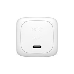 شاحن جداري Belkin BoostCharge Compact USB-C بقوة 65W - شحن سريع PD 3.1 مع أرجل قابلة للطي Belkin BoostCharge Compact USB-C 65W PD Charger