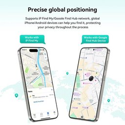 جهاز تعقب hoco E102 بطاقة ذكية رفيعة للمحفظة يعمل مع ايفون واندرويد - Apple Find My و Google Find My Device hoco E102 iPhone Apple Find My Google Find My Device Tracker