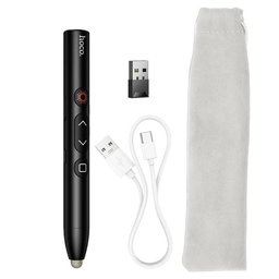مؤشر ليزر hoco GM203 Touch لاسلكي 2.4G للعروض التقديمية برأس لمس للشاشات وشاشة LED hoco GM203 Touch Laser Pointer Accessory