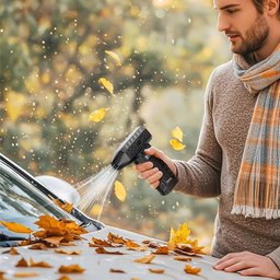 منفاخ هواء ومروحة محمولة hoco HX67 Force بقوة 60W وسرعة 80000rpm مع شاشة LED hoco HX67 Force Air Blower 60W Accessory